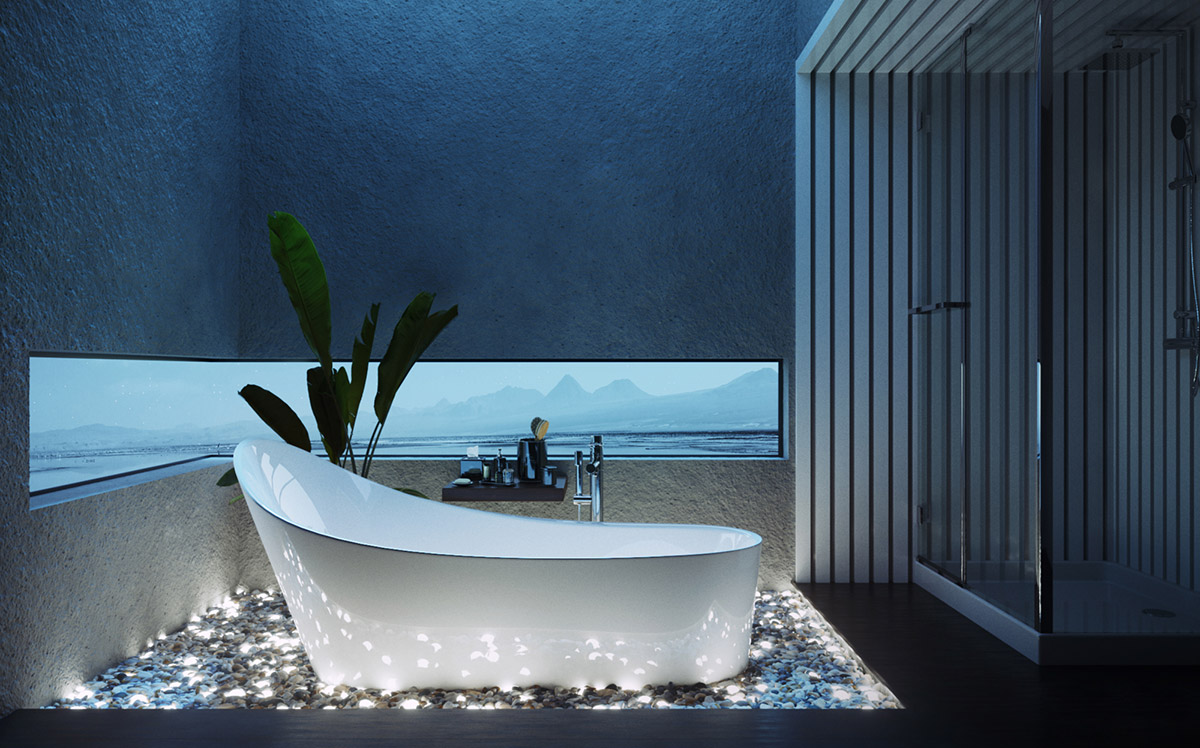 Modern-bath-tub